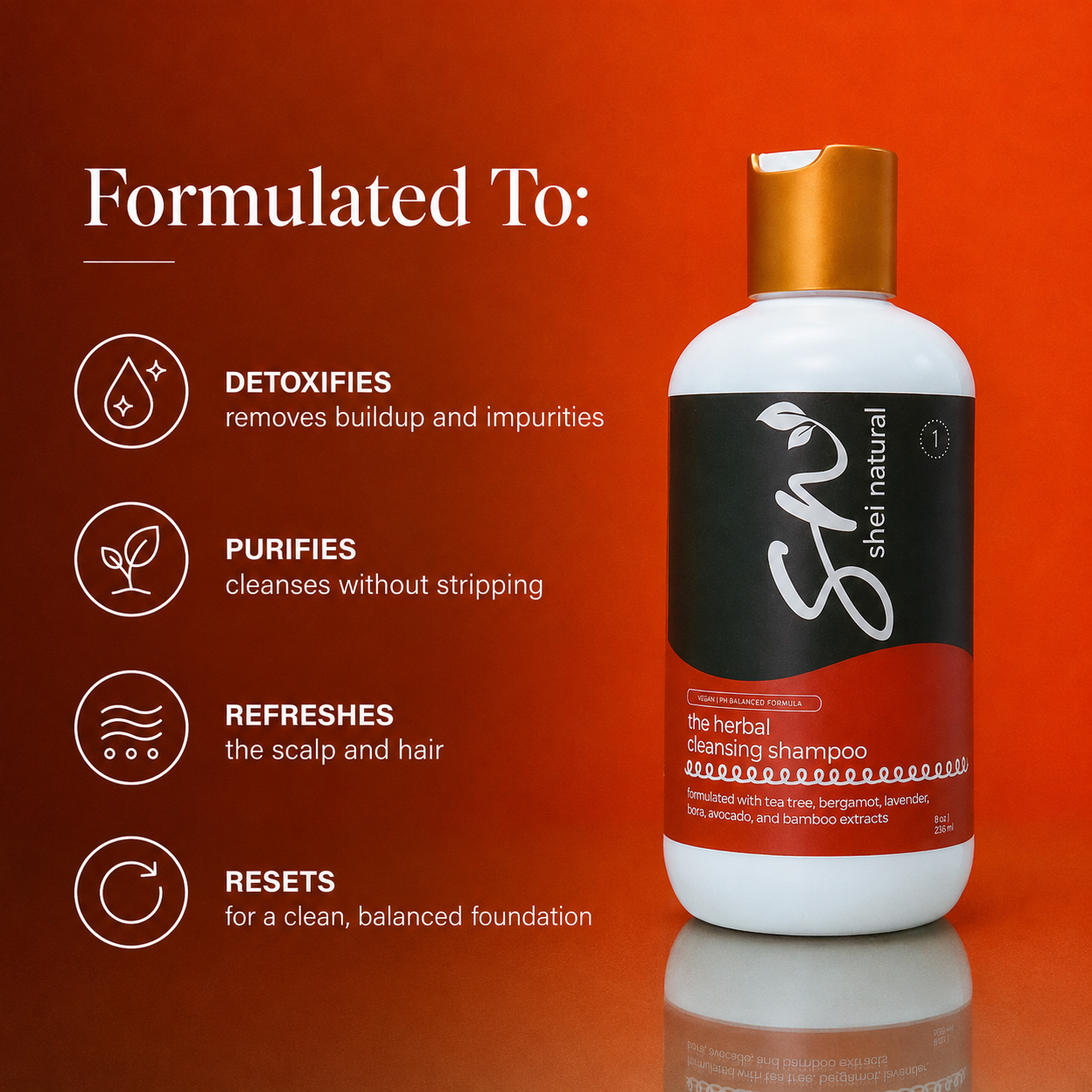 Shei Natural Herbal Cleansing Shampoo