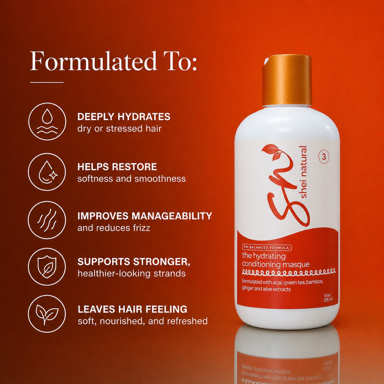 Shei Natural Hydrating Conditioner Masque